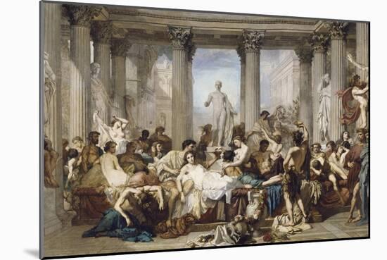 Romans During the Decadence, 1847-Thomas Couture-Mounted Giclee Print