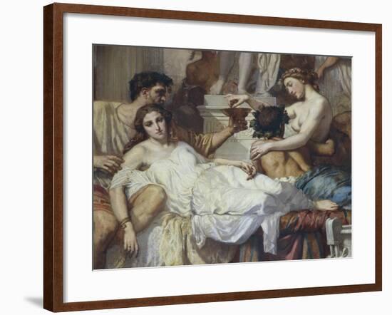 Romans of Decadence, 1847-Thomas Couture-Framed Giclee Print