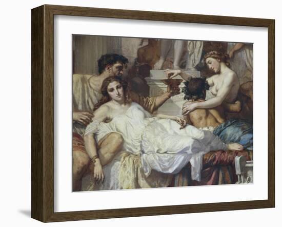 Romans of Decadence, 1847-Thomas Couture-Framed Giclee Print