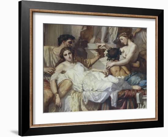 Romans of Decadence, 1847-Thomas Couture-Framed Giclee Print