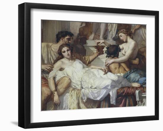 Romans of Decadence, 1847-Thomas Couture-Framed Giclee Print