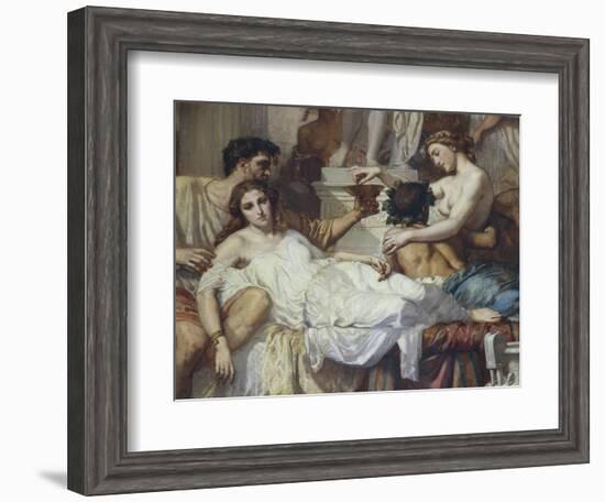 Romans of Decadence, 1847-Thomas Couture-Framed Giclee Print