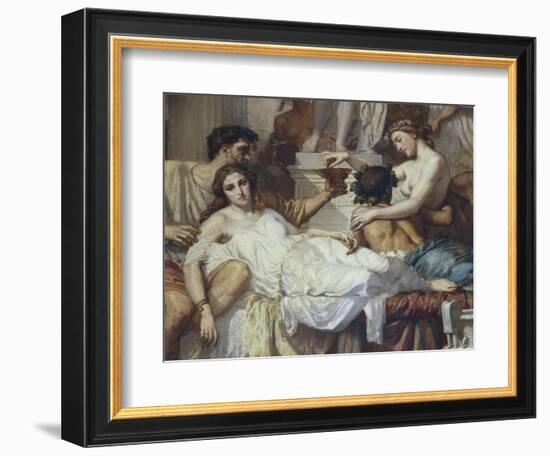 Romans of Decadence, 1847-Thomas Couture-Framed Giclee Print