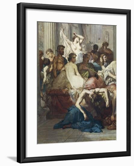 Romans of Decadence, 1847-Thomas Couture-Framed Giclee Print