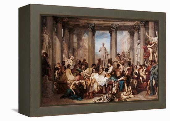 Romans of the Decadence-Thomas Couture-Framed Stretched Canvas