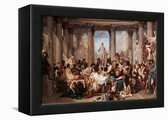 Romans of the Decadence-Thomas Couture-Framed Stretched Canvas