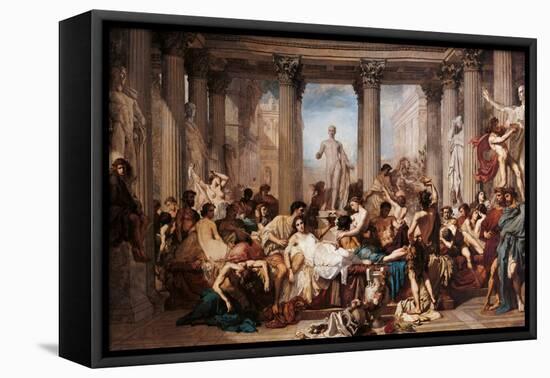 Romans of the Decadence-Thomas Couture-Framed Stretched Canvas