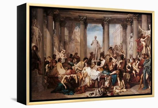 Romans of the Decadence-Thomas Couture-Framed Stretched Canvas