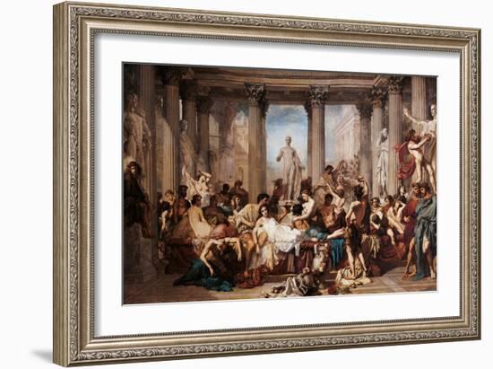 Romans of the Decadence-Thomas Couture-Framed Giclee Print