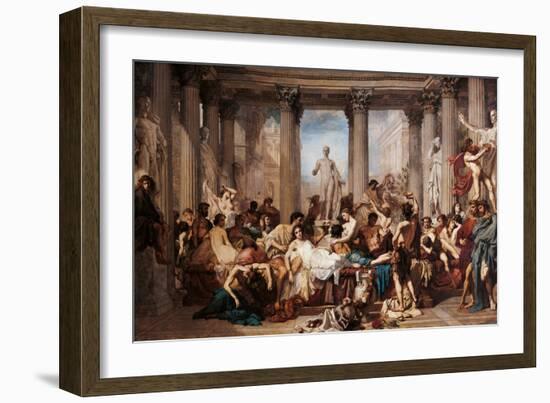 Romans of the Decadence-Thomas Couture-Framed Giclee Print