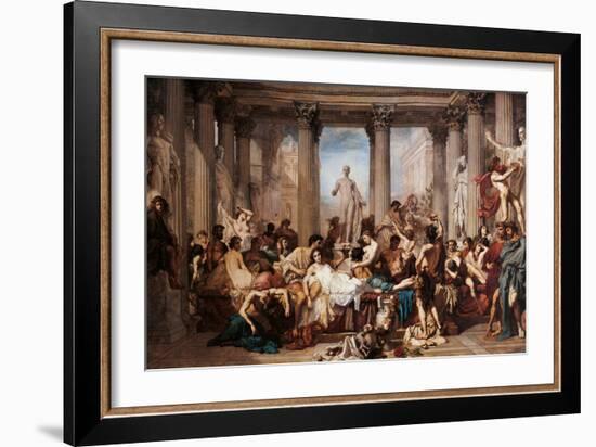 Romans of the Decadence-Thomas Couture-Framed Giclee Print