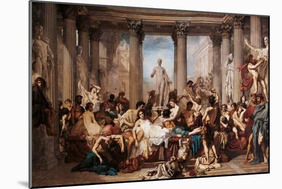Romans of the Decadence-Thomas Couture-Mounted Giclee Print