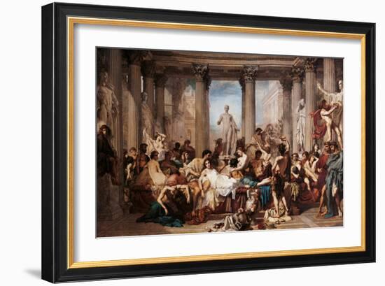 Romans of the Decadence-Thomas Couture-Framed Giclee Print