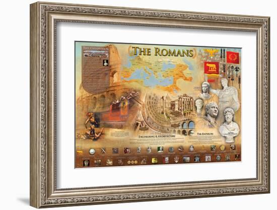 Romans-null-Framed Art Print