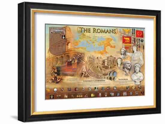 Romans-null-Framed Art Print