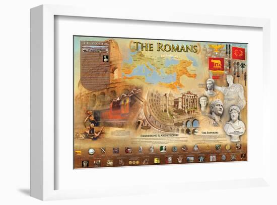 Romans-null-Framed Art Print