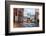 Romantic Atmosphere in Old Streets of Alfama with Castle in Background and Tram Number 28-Roberto Moiola-Framed Photographic Print