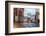 Romantic Atmosphere in Old Streets of Alfama with Castle in Background and Tram Number 28-Roberto Moiola-Framed Photographic Print