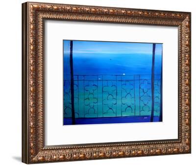 Romantic Balcony In The Mediterranean Art Print M Bleichner Art Com