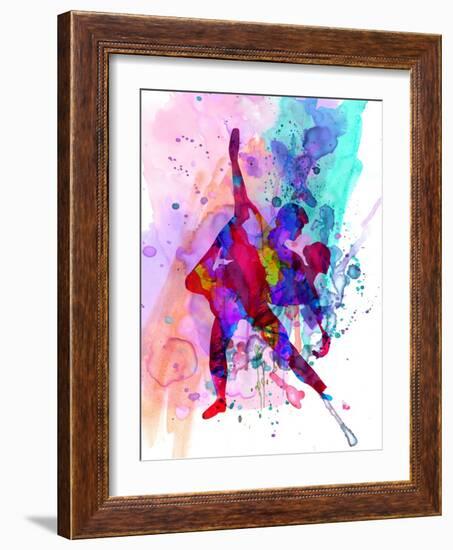 Romantic Ballet Watercolor 3-Irina March-Framed Art Print