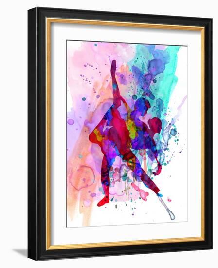 Romantic Ballet Watercolor 3-Irina March-Framed Art Print