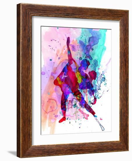 Romantic Ballet Watercolor 3-Irina March-Framed Art Print