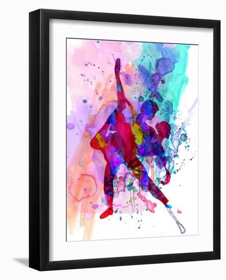 Romantic Ballet Watercolor 3-Irina March-Framed Art Print