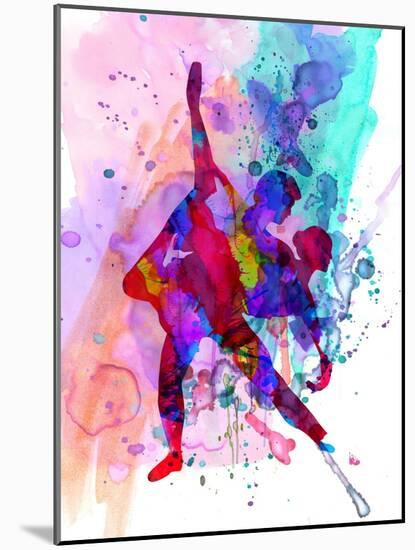 Romantic Ballet Watercolor 3-Irina March-Mounted Art Print