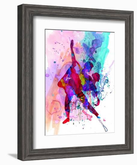 Romantic Ballet Watercolor 3-Irina March-Framed Art Print