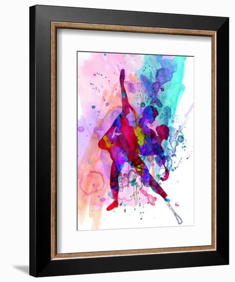 Romantic Ballet Watercolor 3-Irina March-Framed Art Print