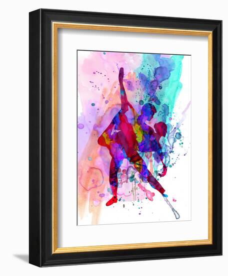 Romantic Ballet Watercolor 3-Irina March-Framed Art Print