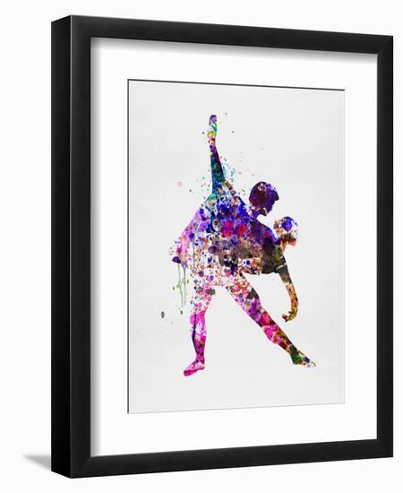 Romantic Ballet Watercolor 4-Irina March-Framed Premium Giclee Print