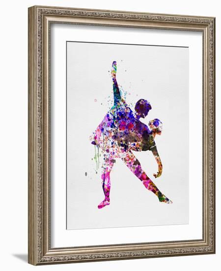 Romantic Ballet Watercolor 4-Irina March-Framed Art Print