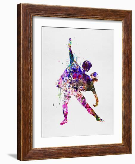 Romantic Ballet Watercolor 4-Irina March-Framed Art Print