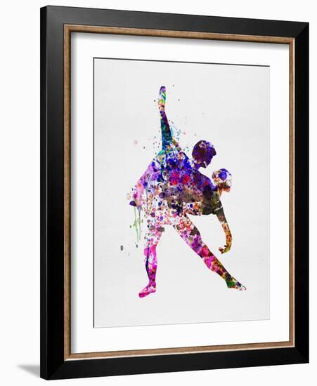 Romantic Ballet Watercolor 4-Irina March-Framed Art Print