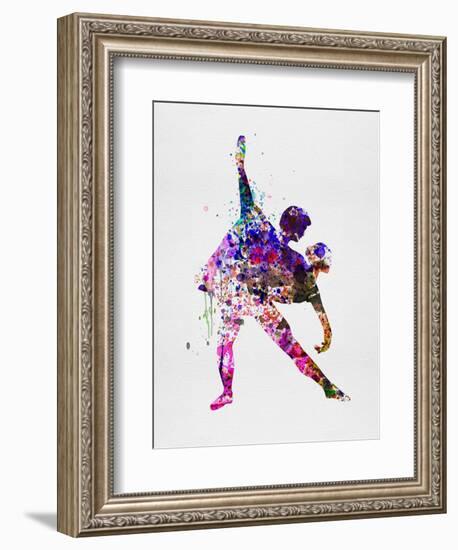 Romantic Ballet Watercolor 4-Irina March-Framed Art Print