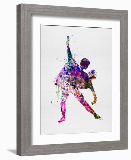 Romantic Ballet Watercolor 4-Irina March-Framed Art Print