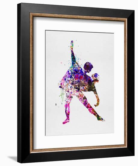 Romantic Ballet Watercolor 4-Irina March-Framed Premium Giclee Print