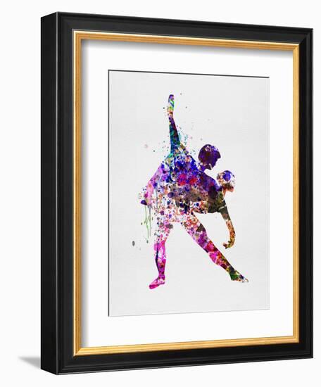 Romantic Ballet Watercolor 4-Irina March-Framed Premium Giclee Print