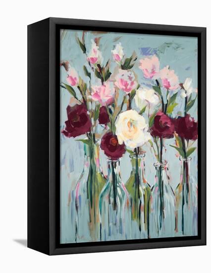 Romantic Blossoms-Jane Slivka-Framed Stretched Canvas