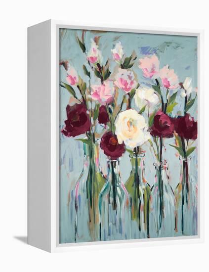 Romantic Blossoms-Jane Slivka-Framed Stretched Canvas