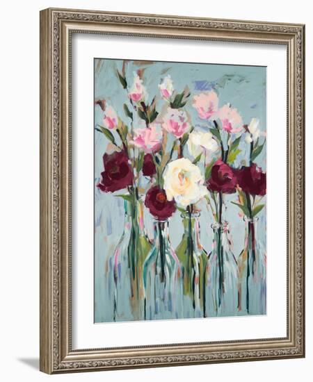 Romantic Blossoms-Jane Slivka-Framed Art Print