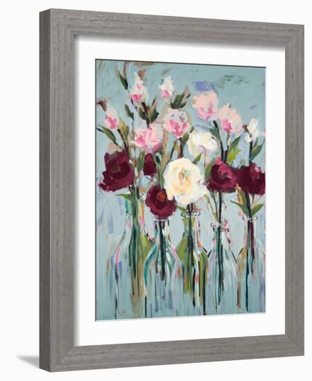 Romantic Blossoms-Jane Slivka-Framed Art Print