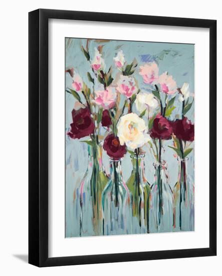 Romantic Blossoms-Jane Slivka-Framed Art Print