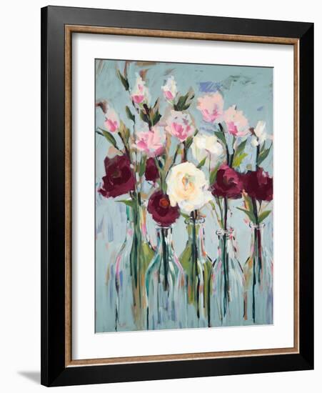 Romantic Blossoms-Jane Slivka-Framed Art Print