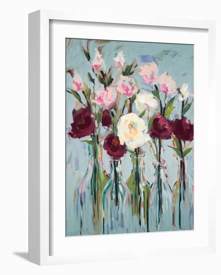 Romantic Blossoms-Jane Slivka-Framed Art Print