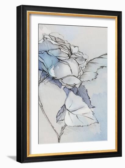 Romantic Blue II-Alex Black-Framed Art Print