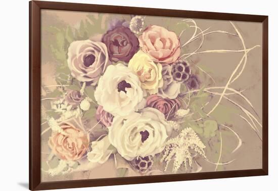 Romantic Bouquet-null-Framed Art Print