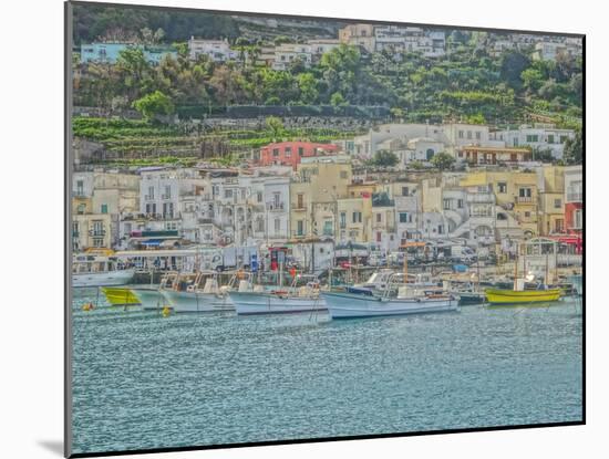 Romantic Capri Island Italy in Golfo di Naples-Markus Bleichner-Mounted Art Print