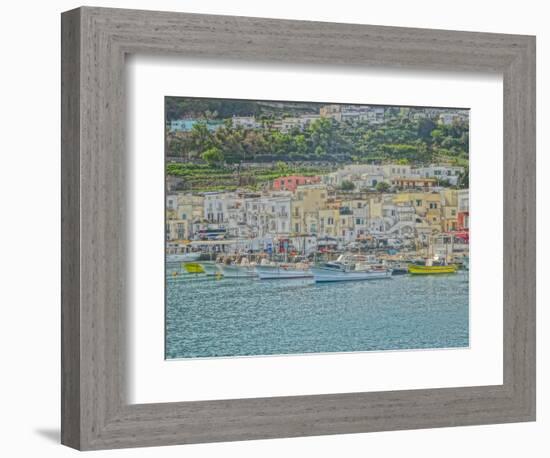 Romantic Capri Island Italy in Golfo di Naples-Markus Bleichner-Framed Art Print